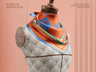 Free 3D Scarf mockup. Create presentations using Online Mockup Generator.