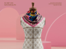 Free 3D Scarf mockup. Create presentations using Online Mockup Generator.