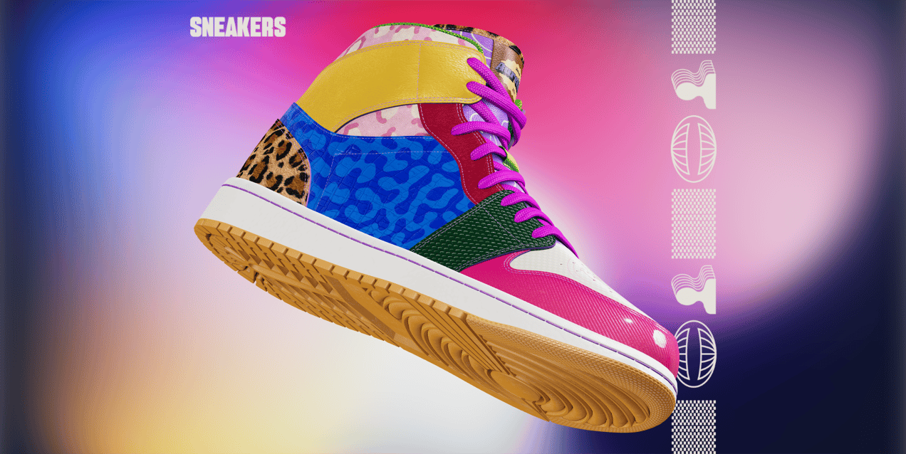 Shoes 3D mockup High-Top Sneaker. Edit online. ProVisual. 