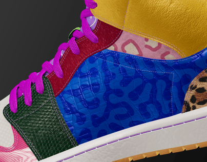 Shoes 3D mockup High-Top Sneaker. Edit online. ProVisual. 