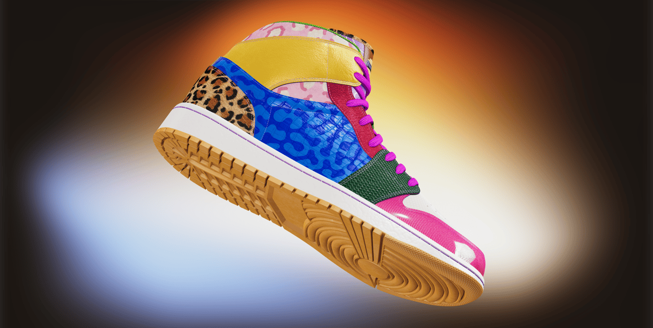 Shoes 3D mockup High-Top Sneaker. Edit online. ProVisual. 
