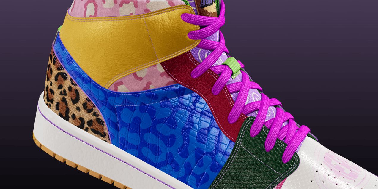 Shoes 3D mockup High-Top Sneaker. Edit online. ProVisual. 