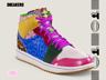 Shoes 3D mockup High-Top Sneaker. Edit online. ProVisual. 