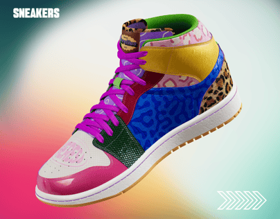 ProVisual — High-Top Sneaker 3D mockup