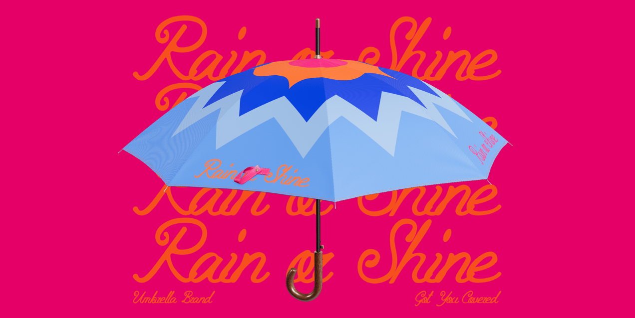 Free Umbrella Mockup 3D mockup. Create presentations using Online Mockup Generator.