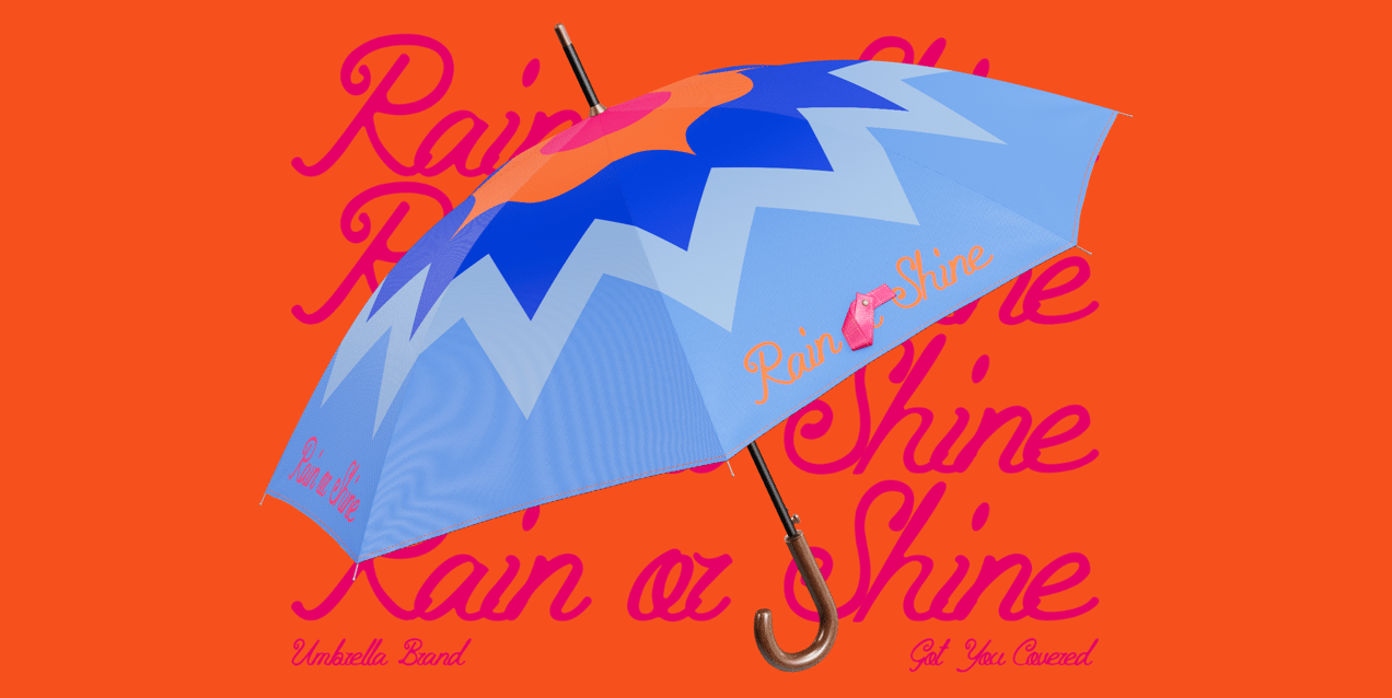 Free Umbrella Mockup 3D mockup. Create presentations using Online Mockup Generator.