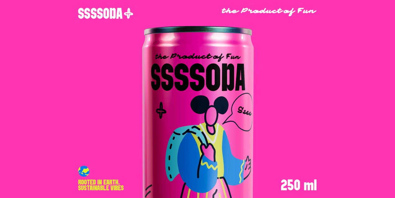 250ml Soda Can 3D Mockup, 3D model. ProVisual.