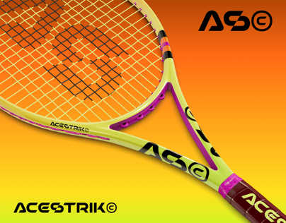 Free Tennis Racket 3D mockup. Create presentations using Online Mockup Generator.