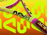 Free Tennis Racket 3D mockup. Create presentations using Online Mockup Generator.