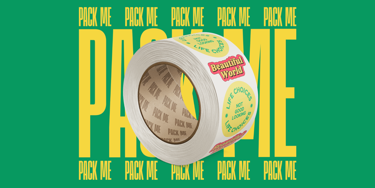 ProVisual — Roll with Stickers 3D mockup