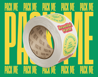 ProVisual — Roll with Stickers 3D mockup