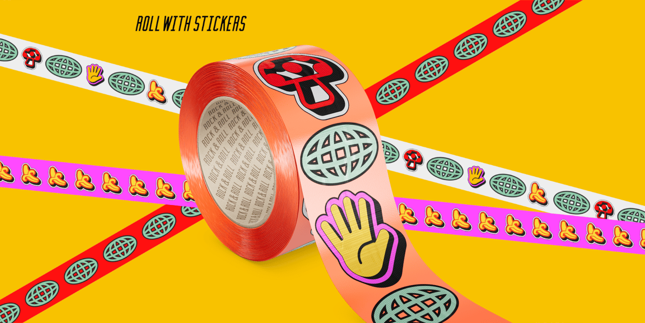 ProVisual — Packaging Tape Mockup. Duct Tape Roll 3D mockup