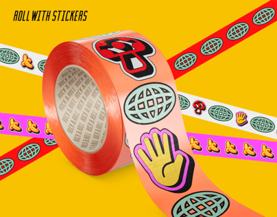 ProVisual — Packaging Tape Mockup. Duct Tape Roll 3D mockup