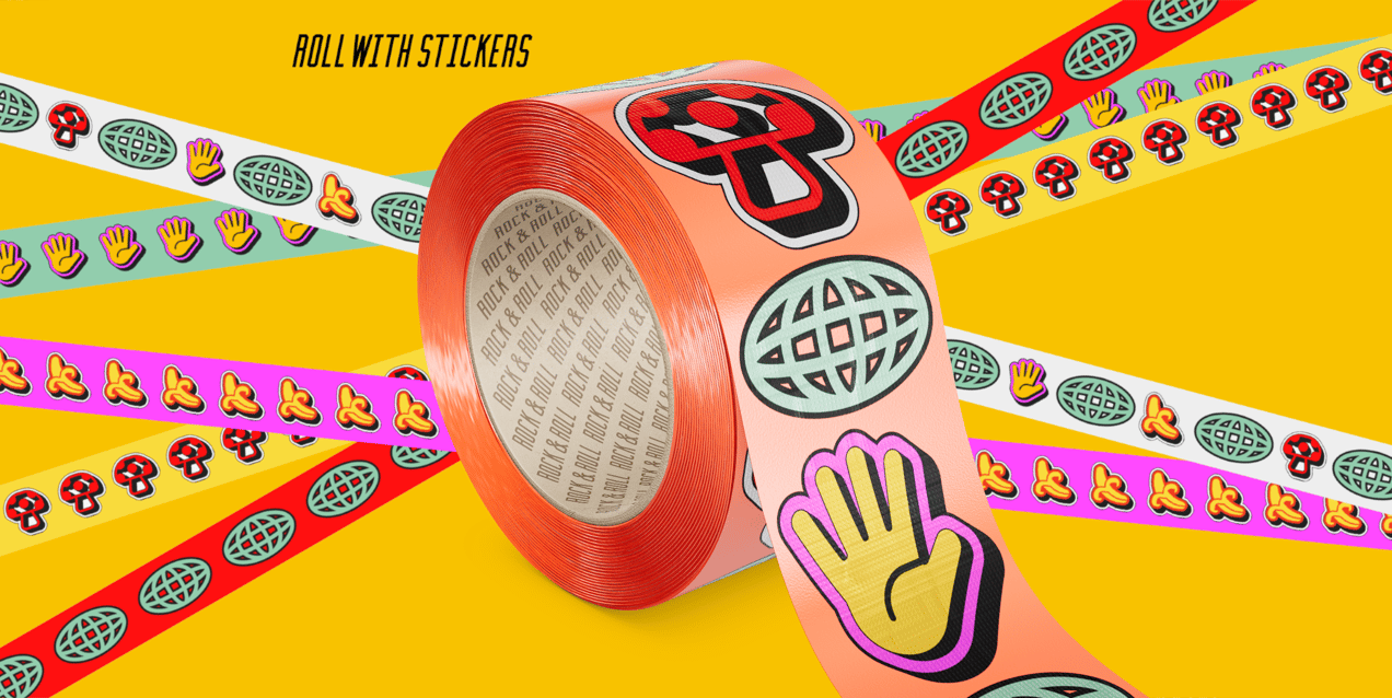 Packaging Tape Mockup, Duct Roll. 3D Mockup. ProVisual. 