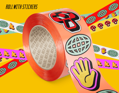 Packaging Tape Mockup, Duct Roll. 3D Mockup. ProVisual. 