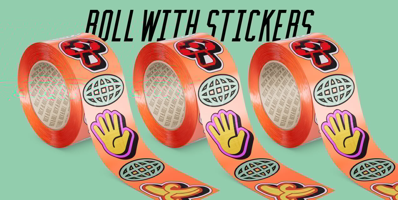 Packaging Tape Mockup, Duct Roll. 3D Mockup. ProVisual. 