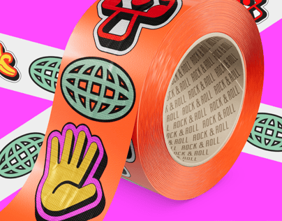 Packaging Tape Mockup, Duct Roll. 3D Mockup. ProVisual. 