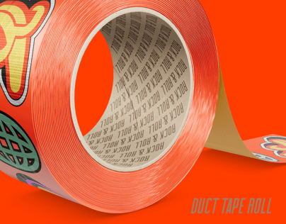 Packaging Tape Mockup, Duct Roll. 3D Mockup. ProVisual. 