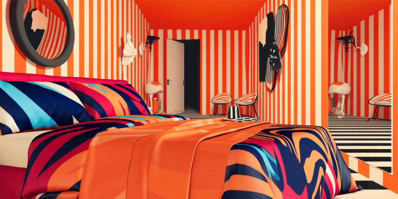 Bed 3D mockup. Create presentations using Online Mockup Generator.