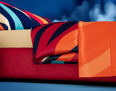 Bed 3D mockup. Create presentations using Online Mockup Generator.