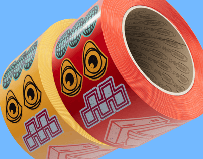 Free Packaging Tape 3D mockup. Create presentations using Online Mockup Generator.