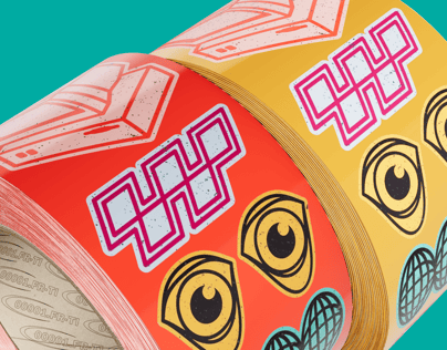 Free Packaging Tape 3D mockup. Create presentations using Online Mockup Generator.