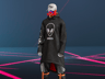 Hoodie, shorts, baseball cap mockup. Edit 3D model online.