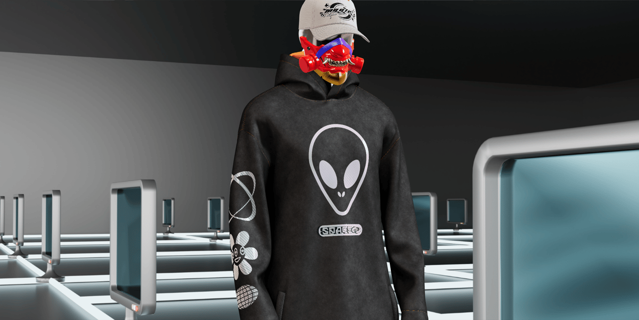 Hoodie, shorts, baseball cap mockup. Edit 3D model online.