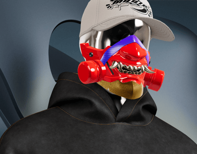 Hoodie, shorts, baseball cap mockup. Edit 3D model online.
