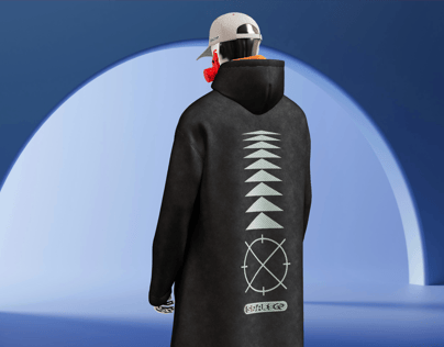 Hoodie, shorts, baseball cap mockup. Edit 3D model online.