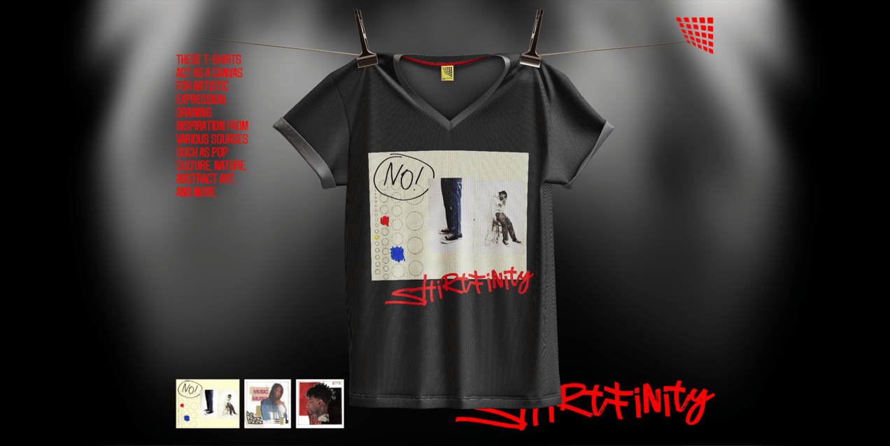 ProVisual — T-Shirt Hanging on Clothespins 3D mockup