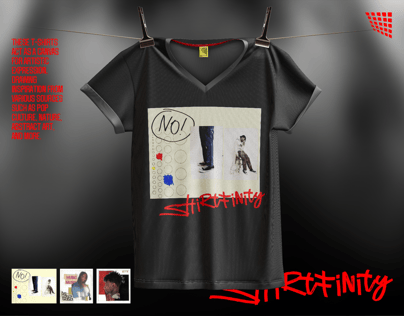 ProVisual — T-Shirt Hanging on Clothespins 3D mockup