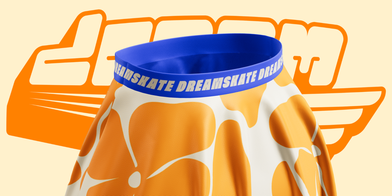 Free Skirt 3D mockup. Create presentations using Online Mockup Generator.
