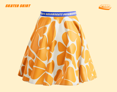 Free Skirt 3D mockup. Create presentations using Online Mockup Generator.
