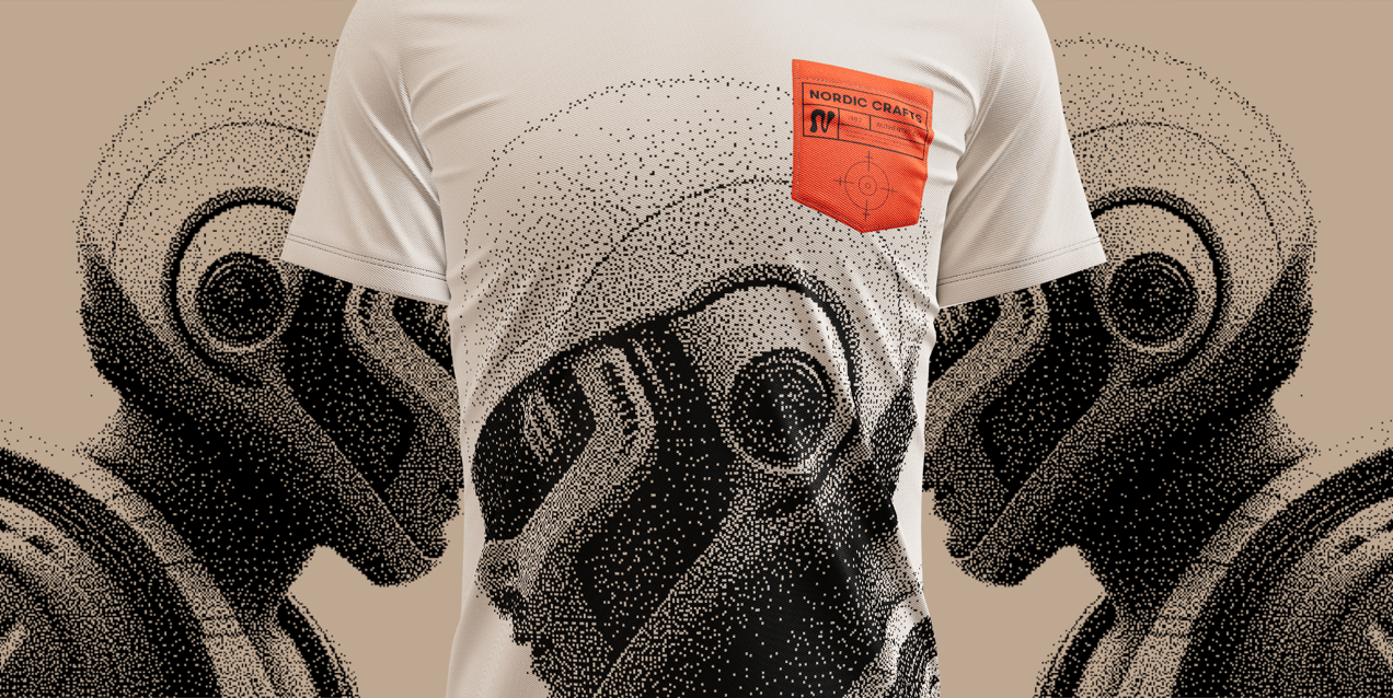 Free T-Shirt 3D mockup. Create presentations using Online Mockup Generator.