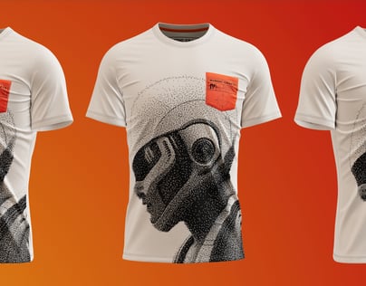 Free T-Shirt 3D mockup. Create presentations using Online Mockup Generator.