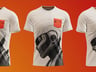 Free T-Shirt 3D mockup. Create presentations using Online Mockup Generator.