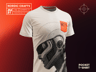 Free T-Shirt 3D mockup. Create presentations using Online Mockup Generator.
