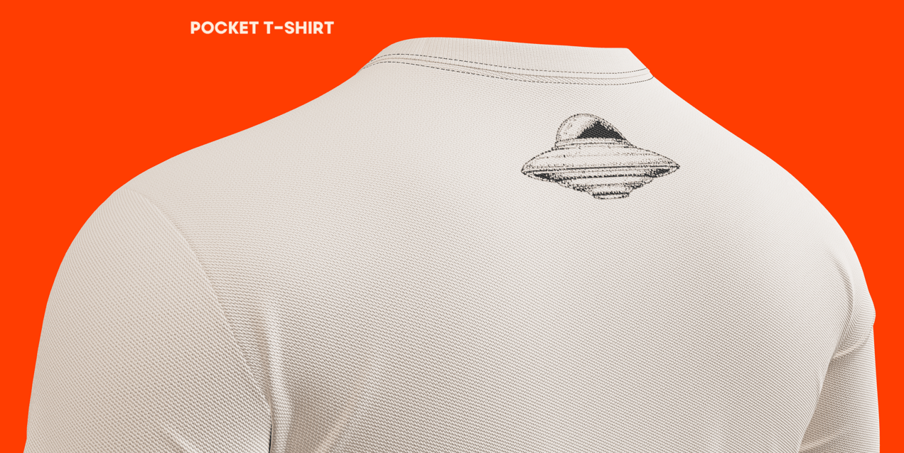 Free T-Shirt 3D mockup. Create presentations using Online Mockup Generator.