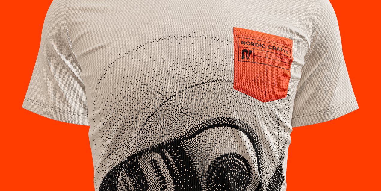 Free T-Shirt 3D mockup. Create presentations using Online Mockup Generator.