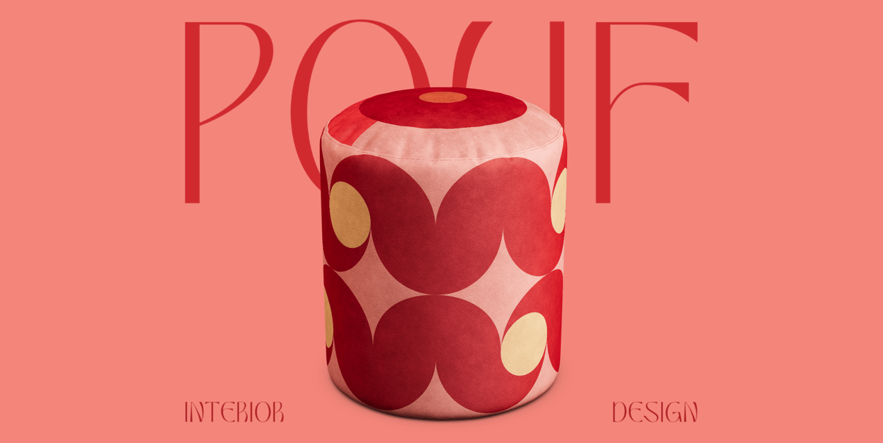 ProVisual — Round Pouf 3D mockup