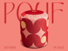 Round Pouf Mockup. Edit online. 3D model. ProVisual. 