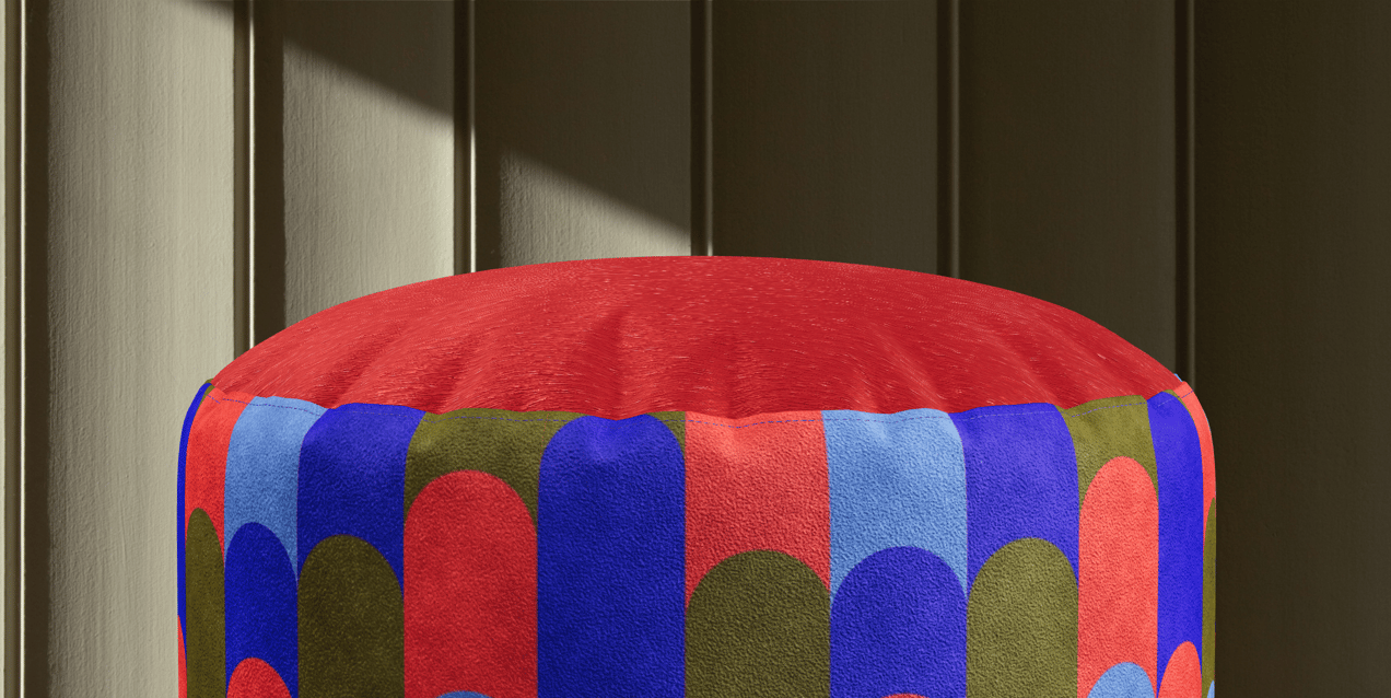 Pouf. Interactive 3D model. ProVisual.