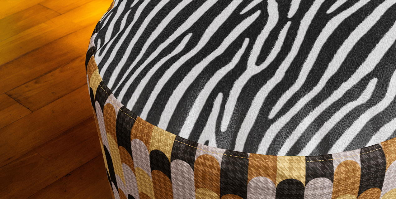 Pouf. Interactive 3D model. ProVisual.