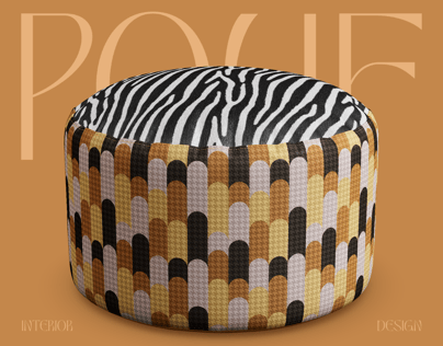 Pouf. Interactive 3D model. ProVisual.