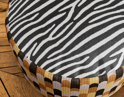 Pouf. Interactive 3D model. ProVisual.