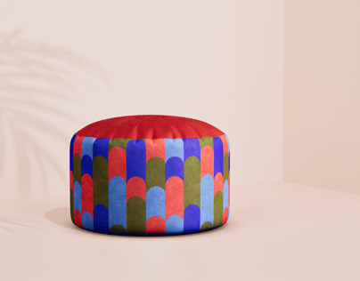 Pouf. Interactive 3D model. ProVisual.