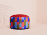 Pouf. Interactive 3D model. ProVisual.