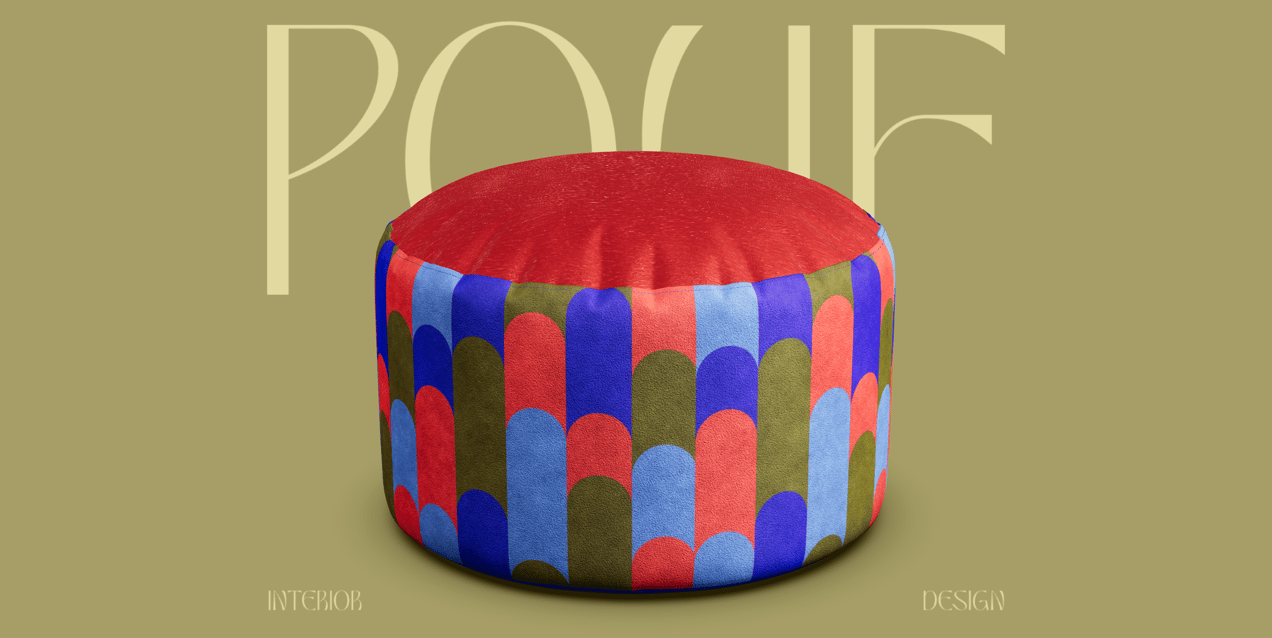 ProVisual — Pouf 3D mockup