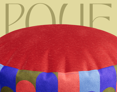 Pouf. Interactive 3D model. ProVisual.